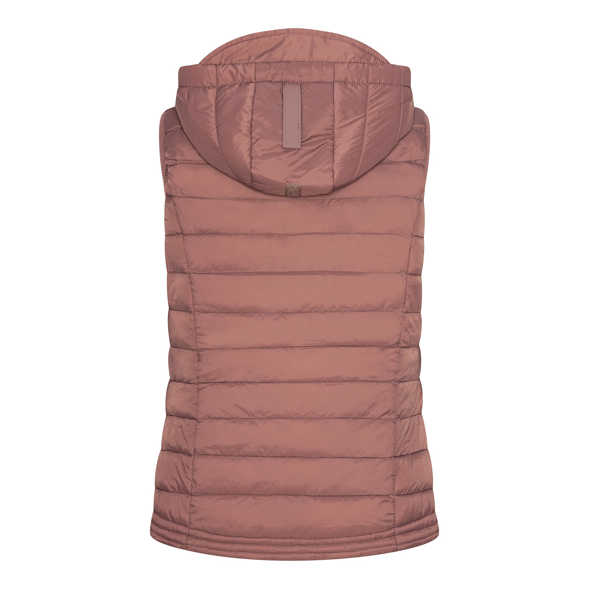 Vadderad väst med avtagbar huva från Saturne