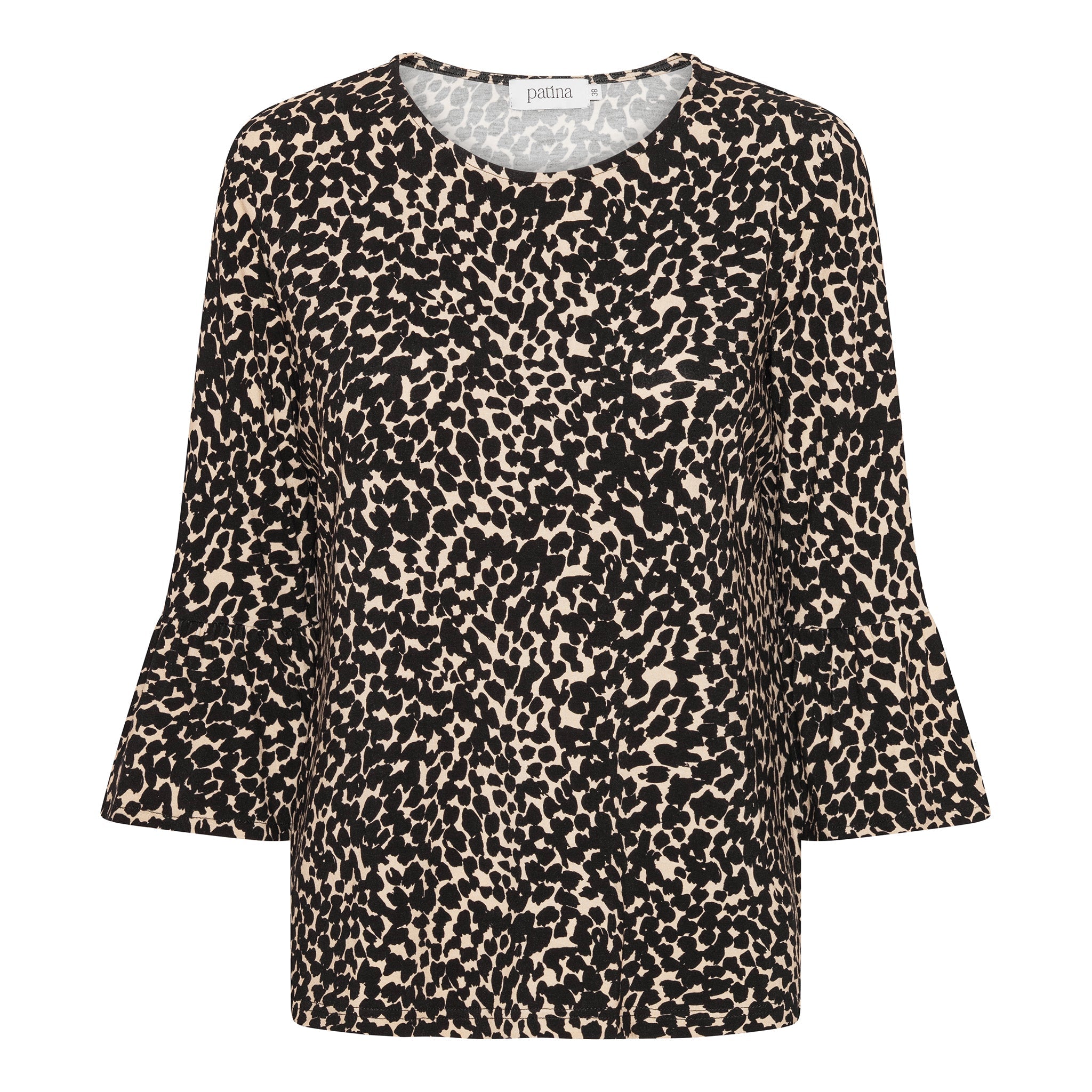 Tatina modell Clara – 3/4-ärmar med volangärmar – Viskos