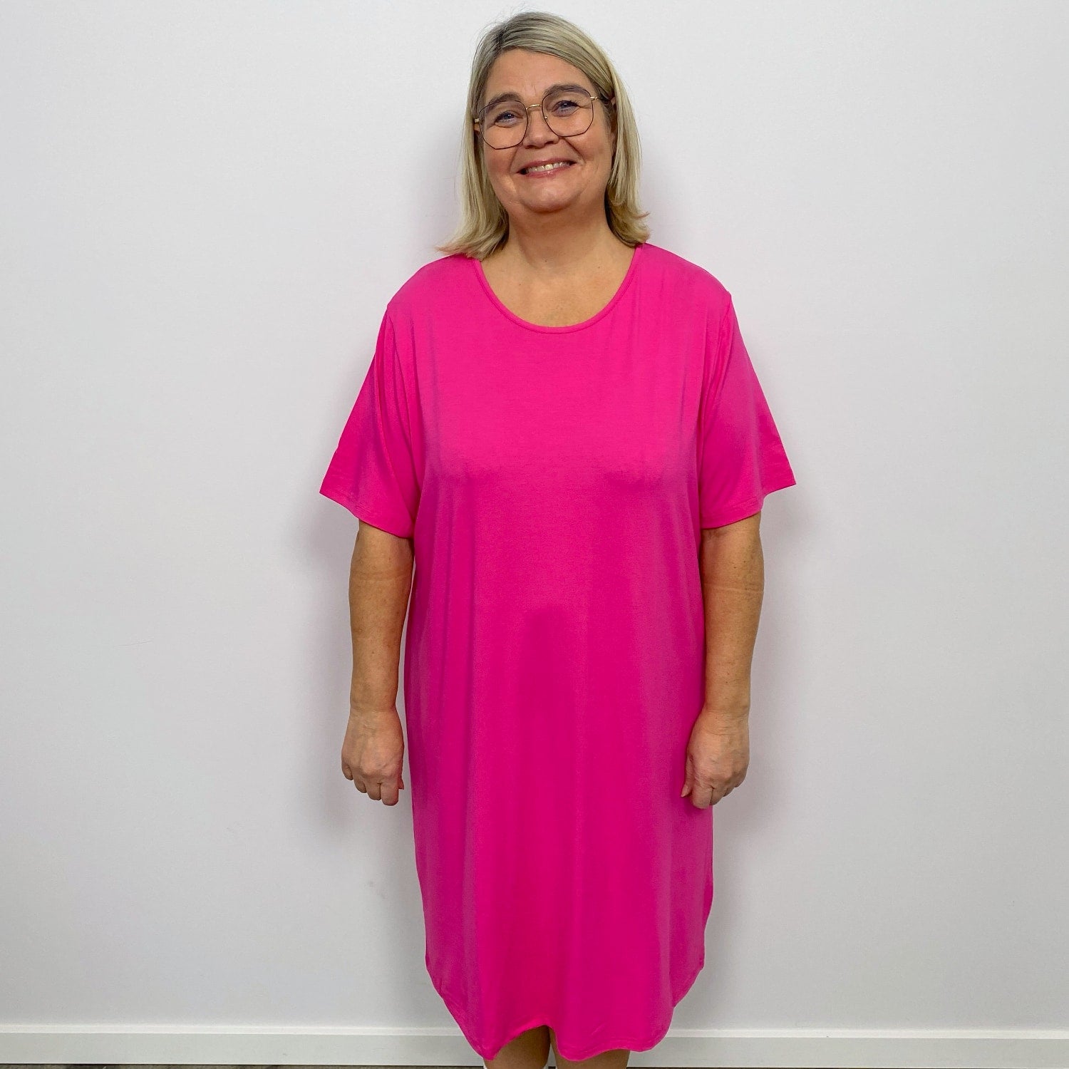 Tatina modell Luna nattlinne - Kort eller trekvarts ärm - Ekologisk bambu