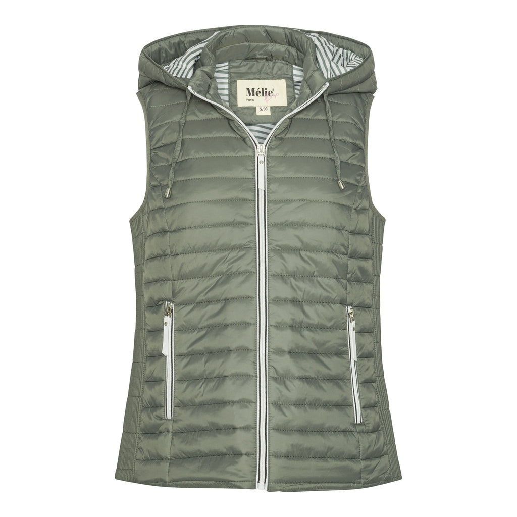 Quiltad vårväst från Melié
