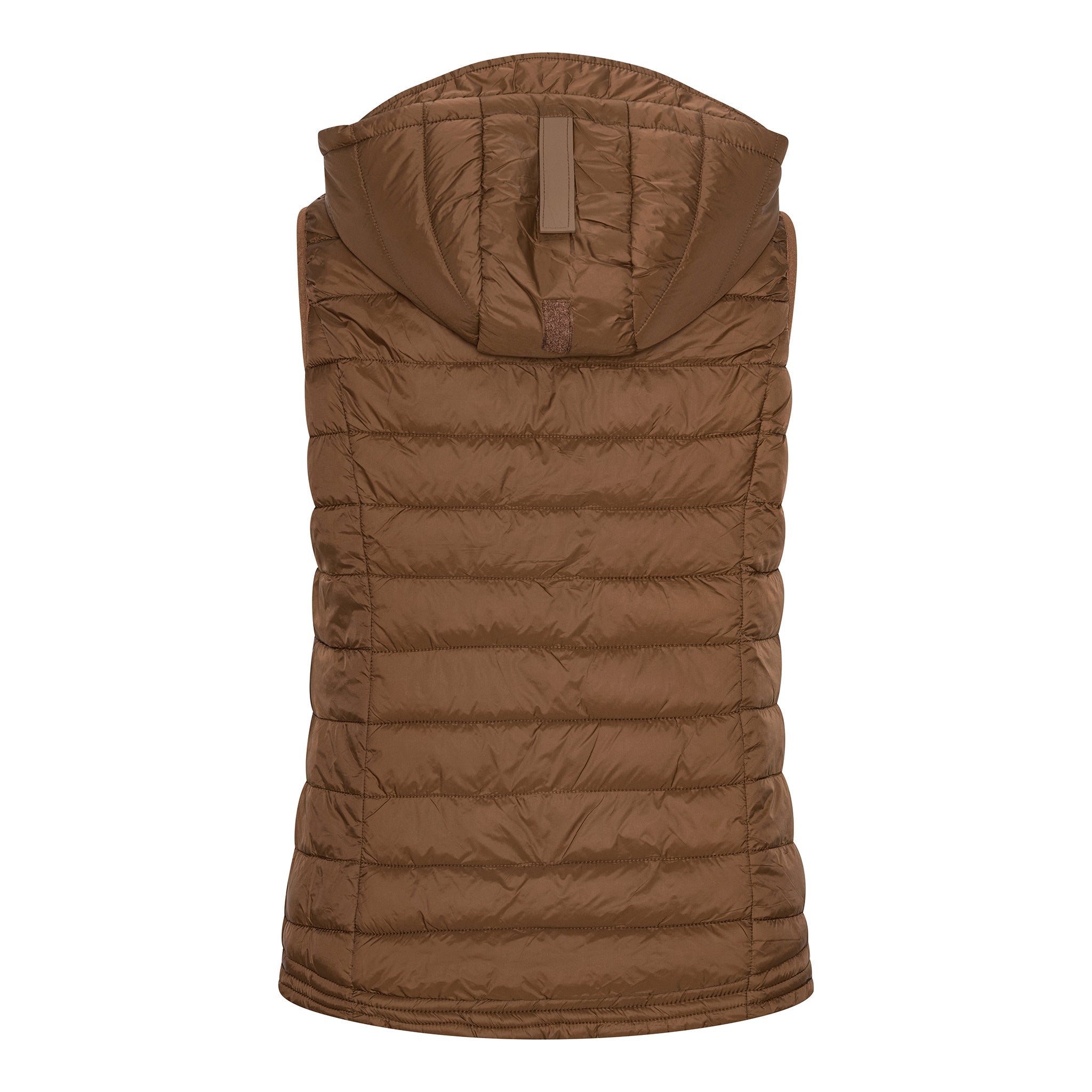 Vadderad väst med avtagbar huva från Saturne