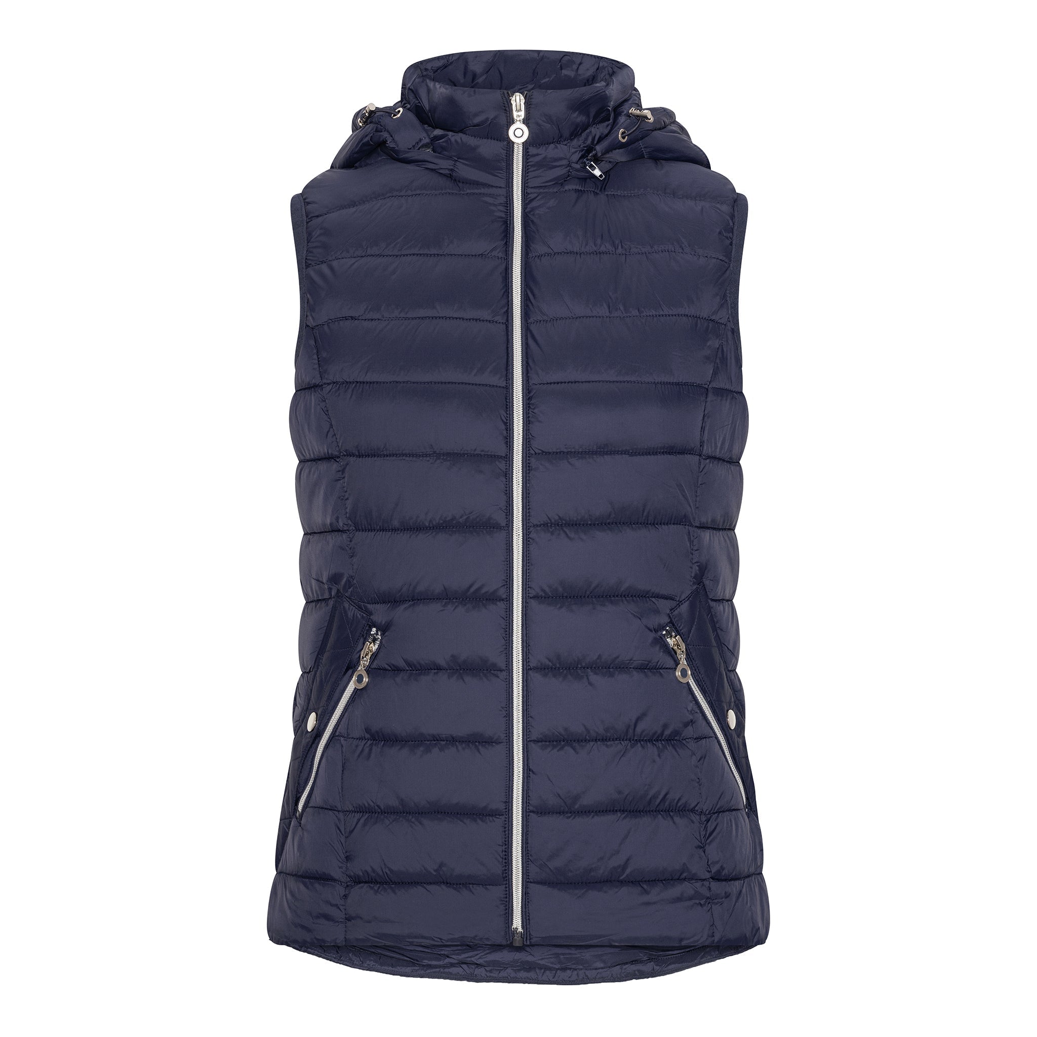 Vadderad väst med avtagbar huva från Saturne