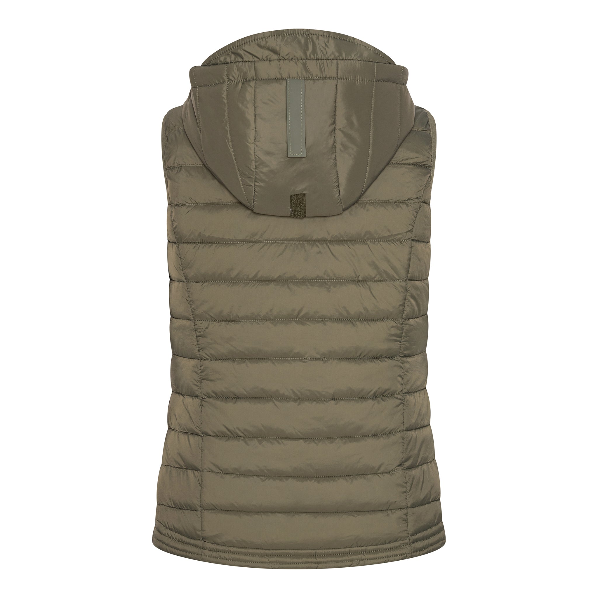 Vadderad väst med avtagbar huva från Saturne