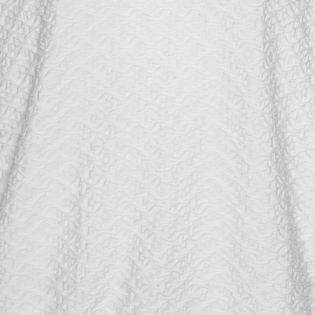 Mjuk blus med struktur och resårkant från Brandtex