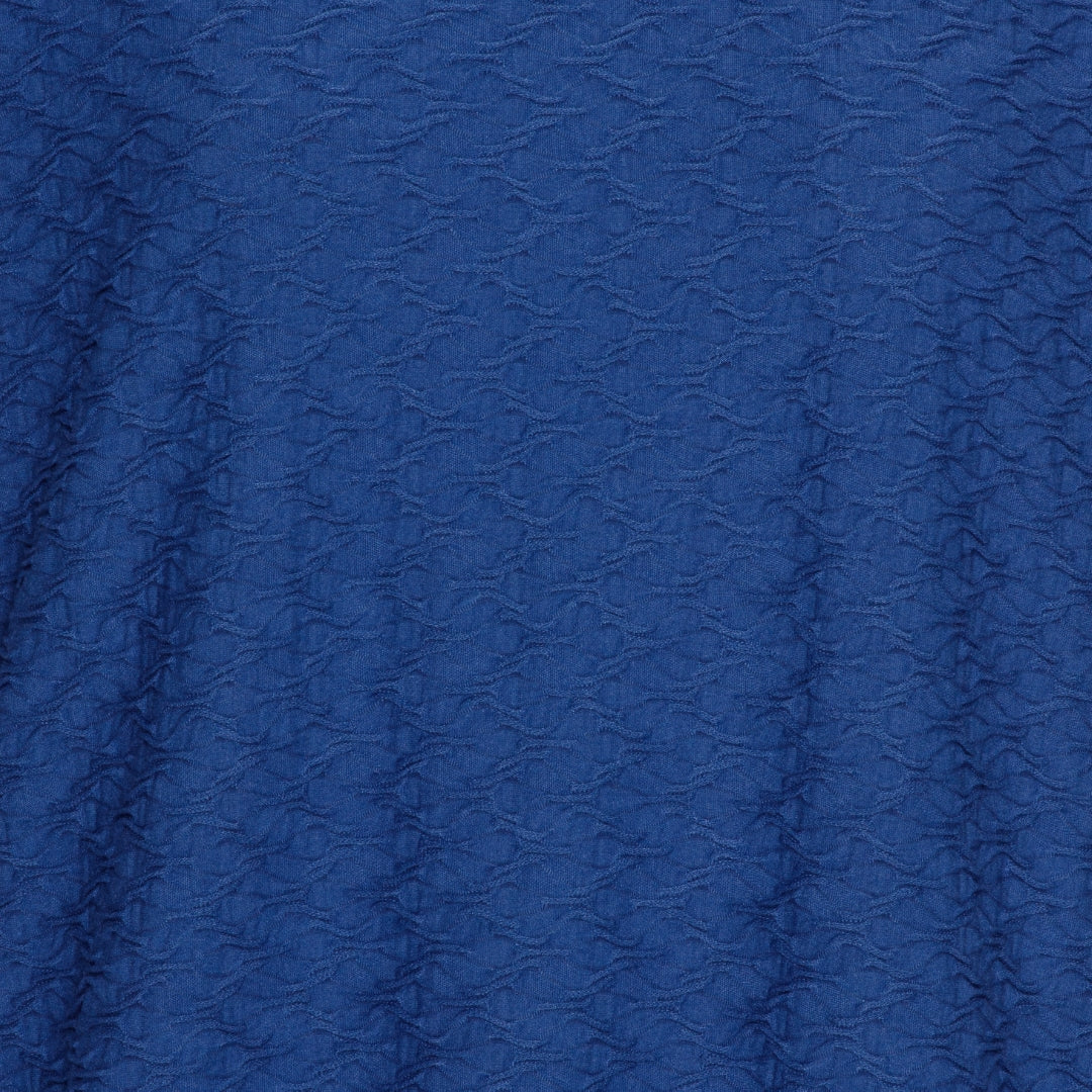 Mjuk blus med struktur och resårkant från Brandtex