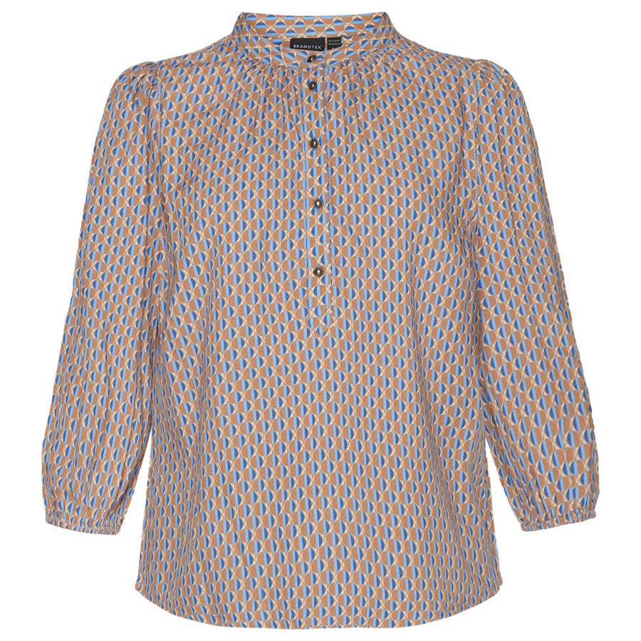 Skjortblus med knappslå från Brandtex