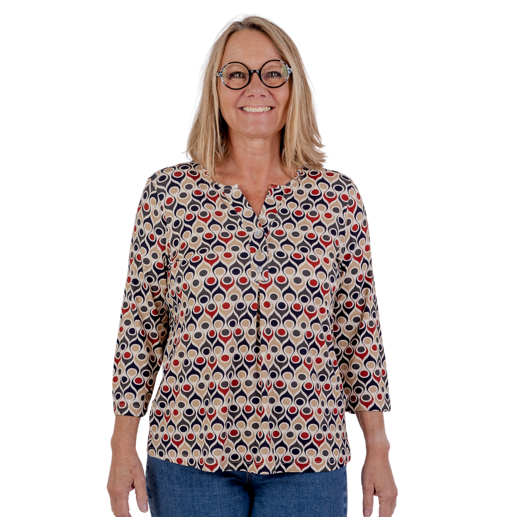 Tatina modell Sille - 3/4-ärmar - Viskos