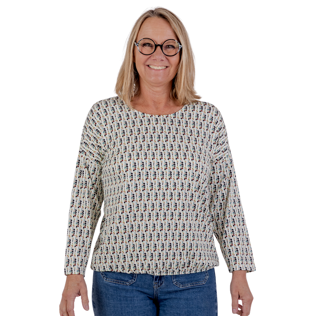 Tatina modell Gry – 3/4-ärmar – Viskos