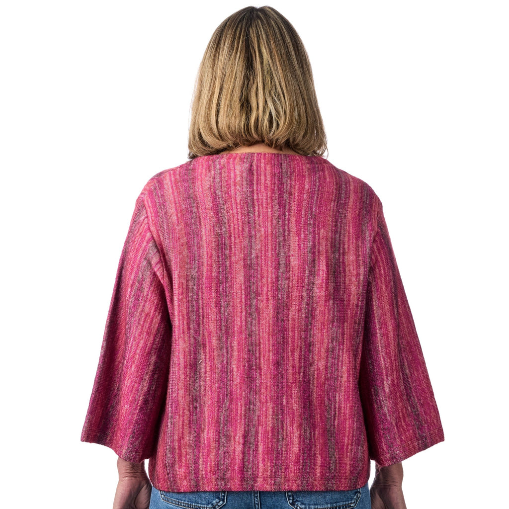 Mjuk stickad tröja i akvarellfärger från Signature