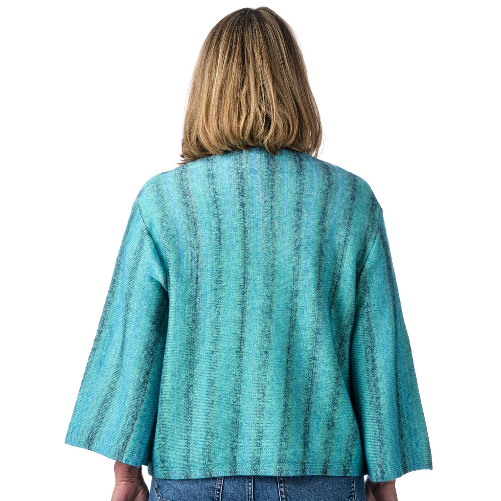 Mjuk stickad tröja i akvarellfärger från Signature