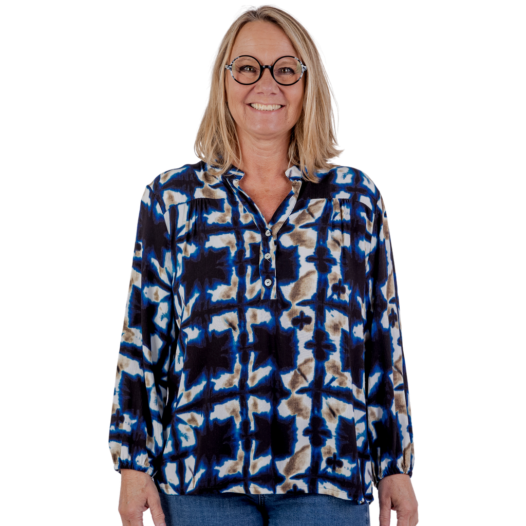 Tatina modell Eva - 3/4 ärmar - Crepe viskos med resår vid handleden