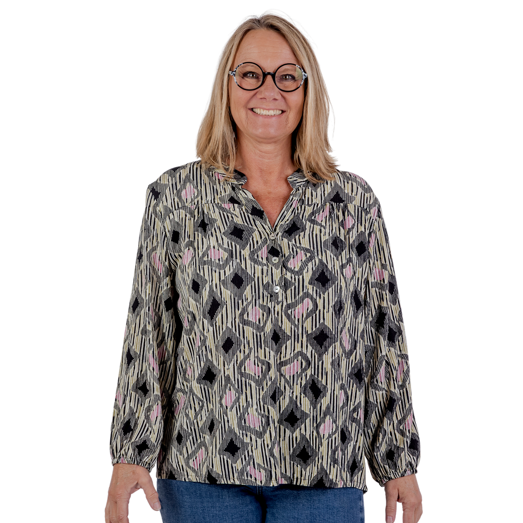 Tatina modell Eva - 3/4 ärmar - Crepe viskos med resår vid handleden