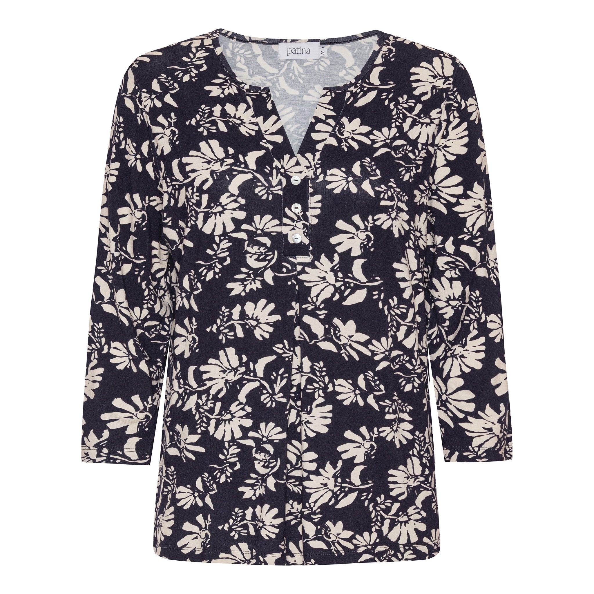 Tatina modell Sille - 3/4-ärmar - Viskos