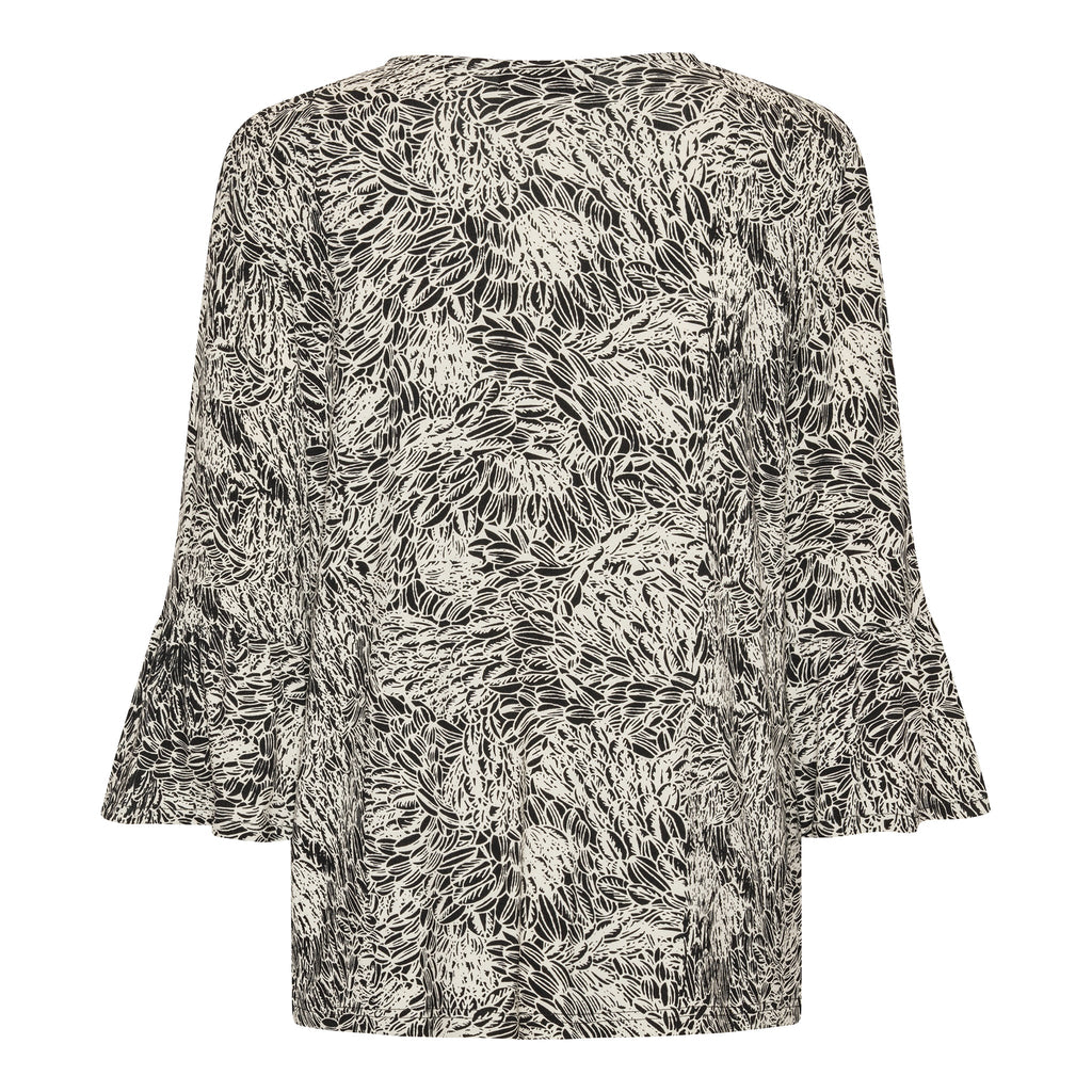 Tatina modell Clara – 3/4-ärmar med volangärmar – Viskos