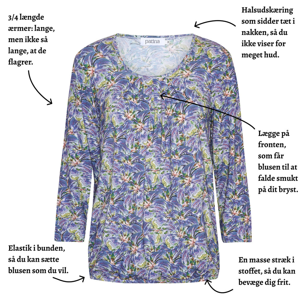 Tatina - modell Sara - 3/4 ärm - Viskos