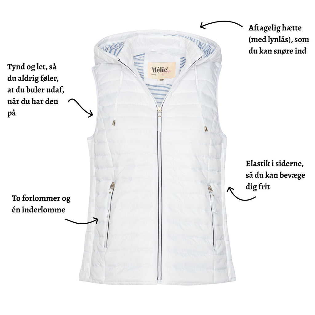 Quiltad vårväst från Melié