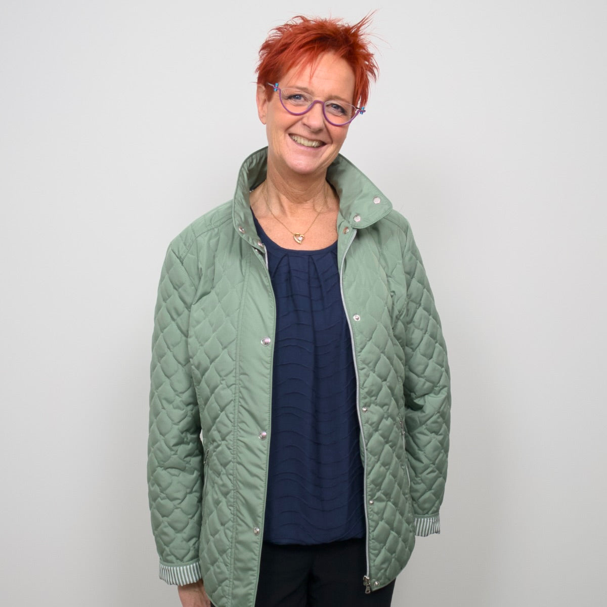 Quiltad övergångsjacka från Tatina