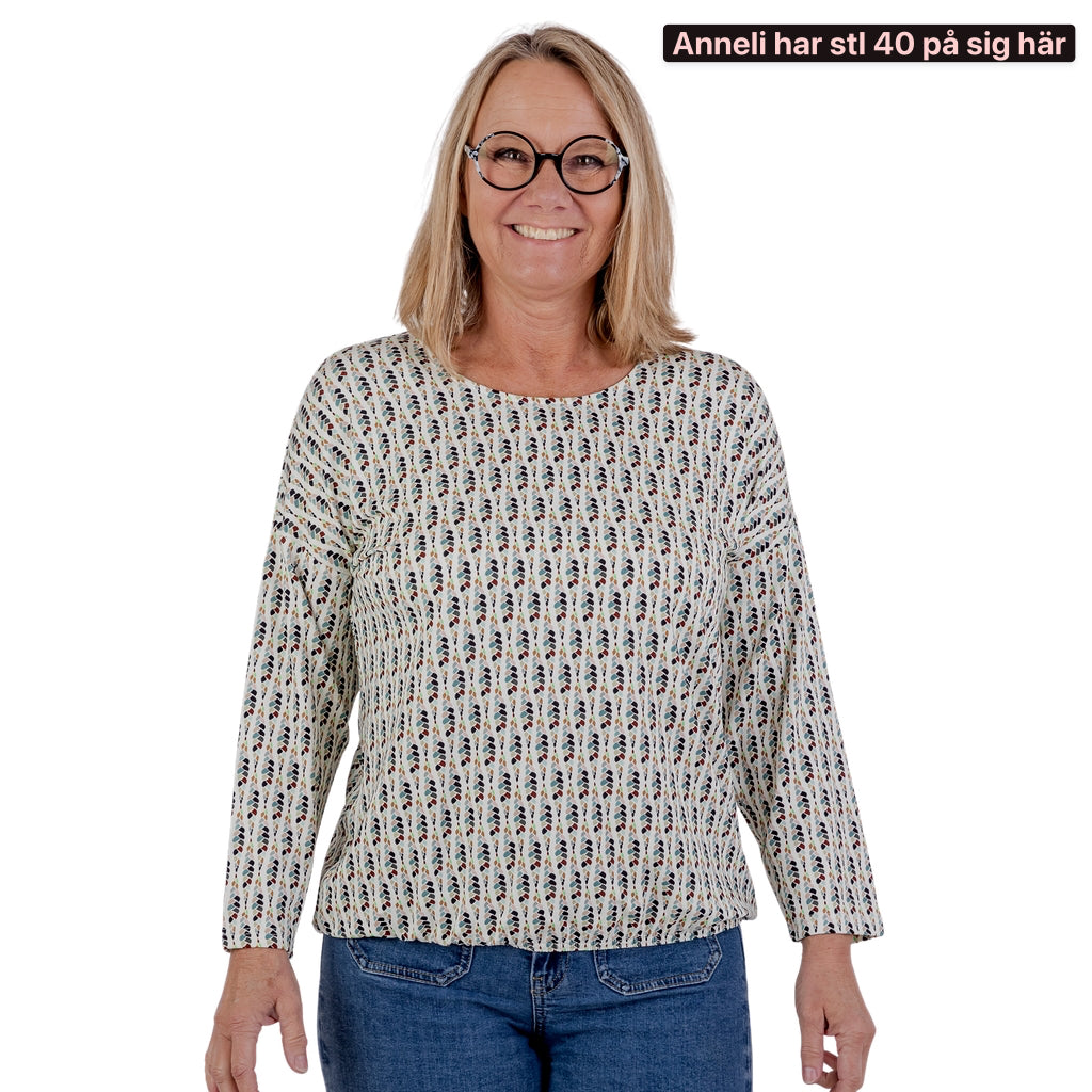 Tatina modell Gry – 3/4-ärmar – Viskos