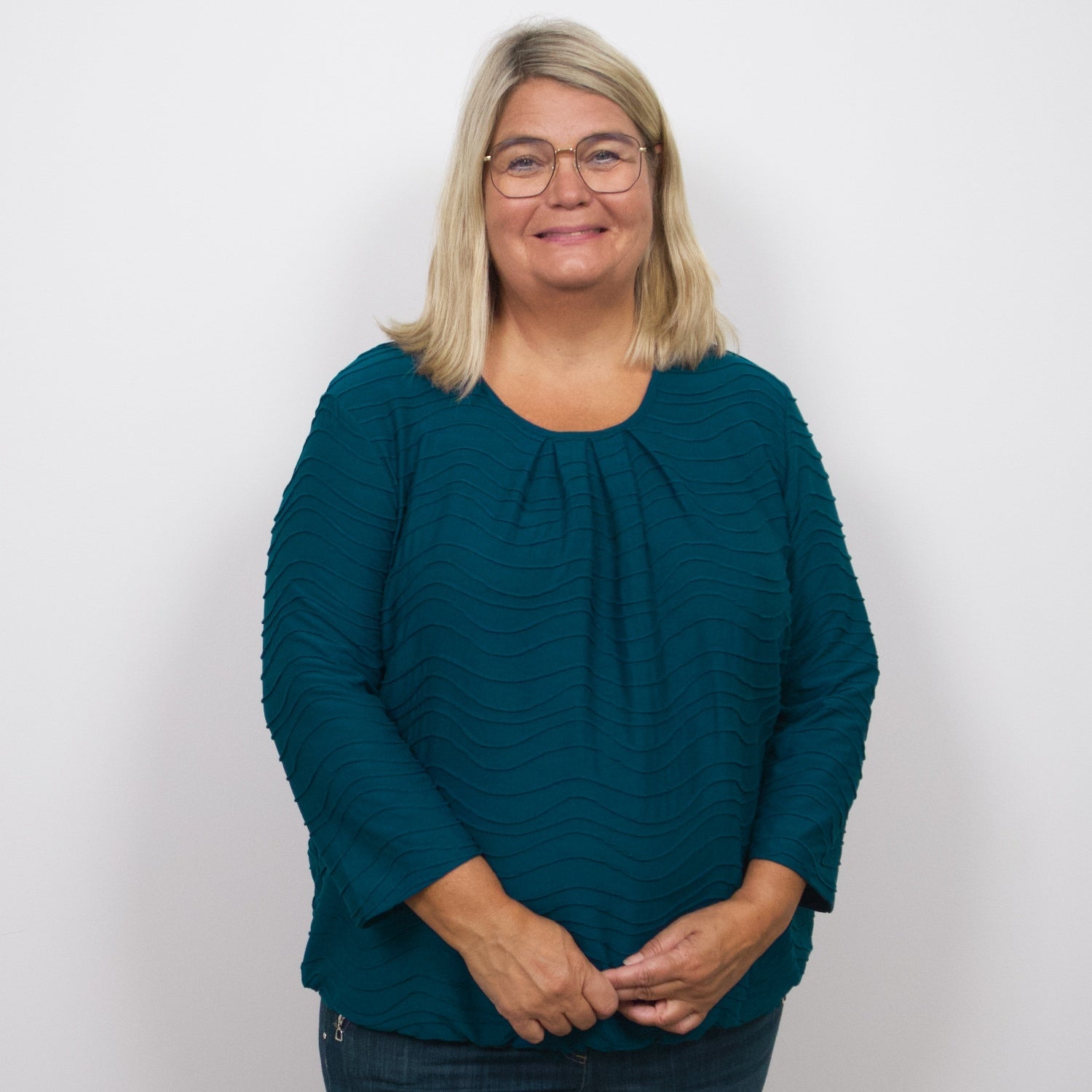 Tatina - modell Sara - 3/4 ärm - Mjuk jacquardviskos