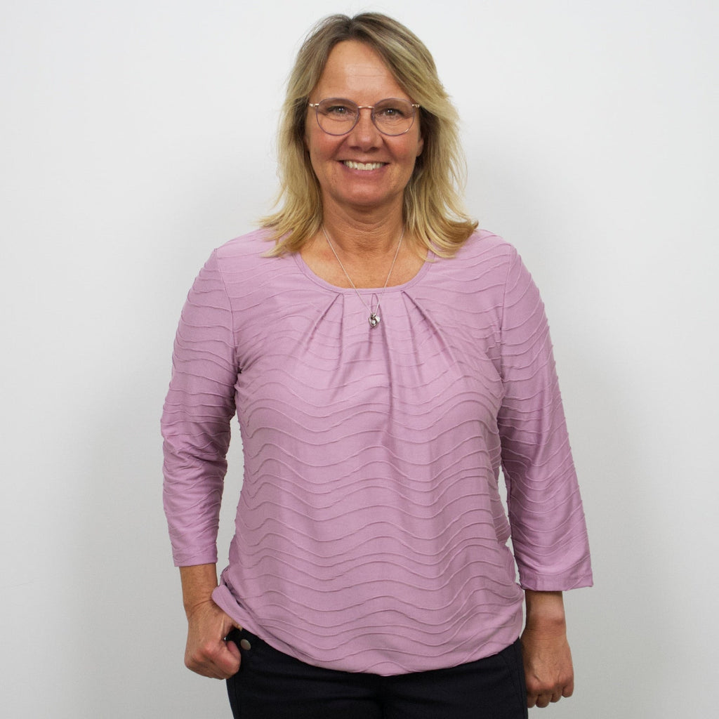 Tatina - modell Sara - 3/4 ärm - Mjuk jacquardviskos