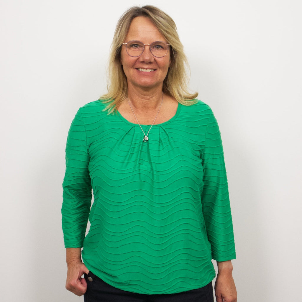 Tatina - modell Sara - 3/4 ärm - Mjuk jacquardviskos