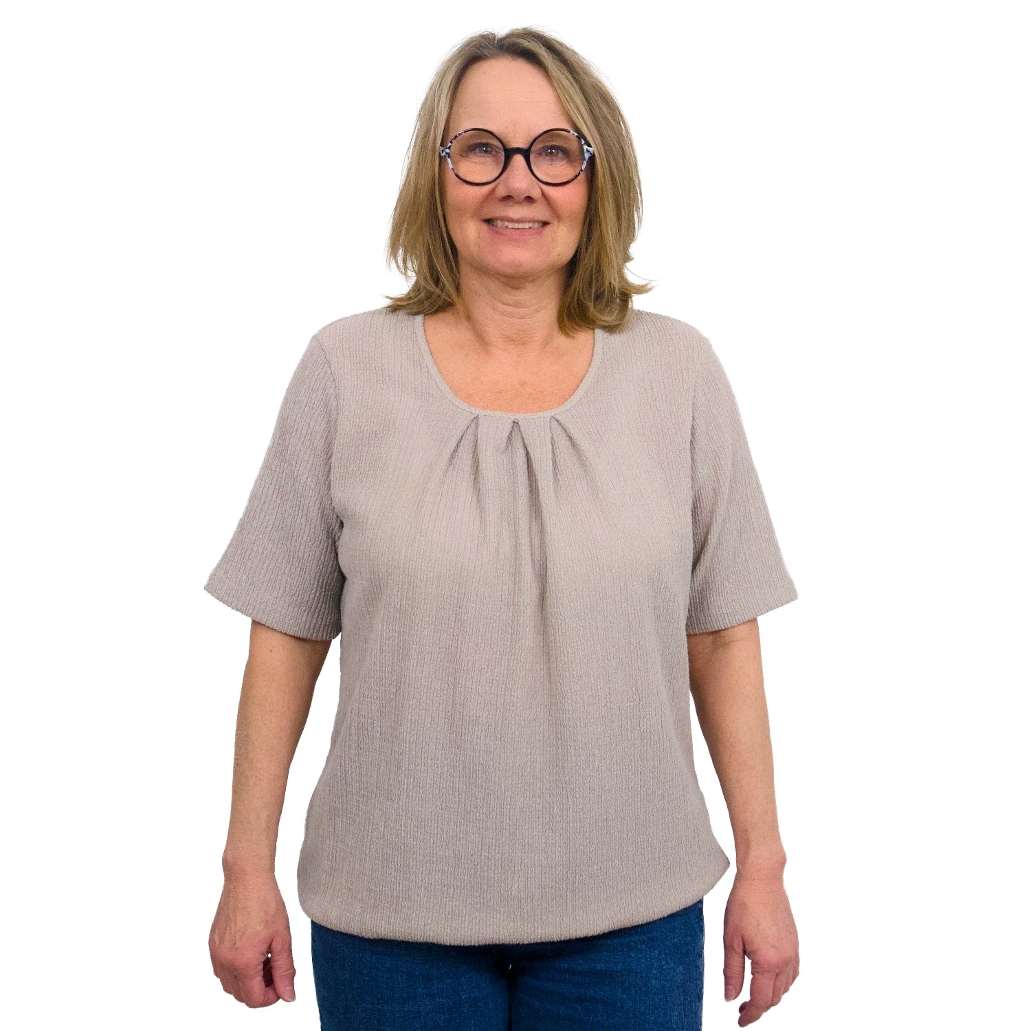 Tatina - modell Sara - kort ärm - vågig kvalitet