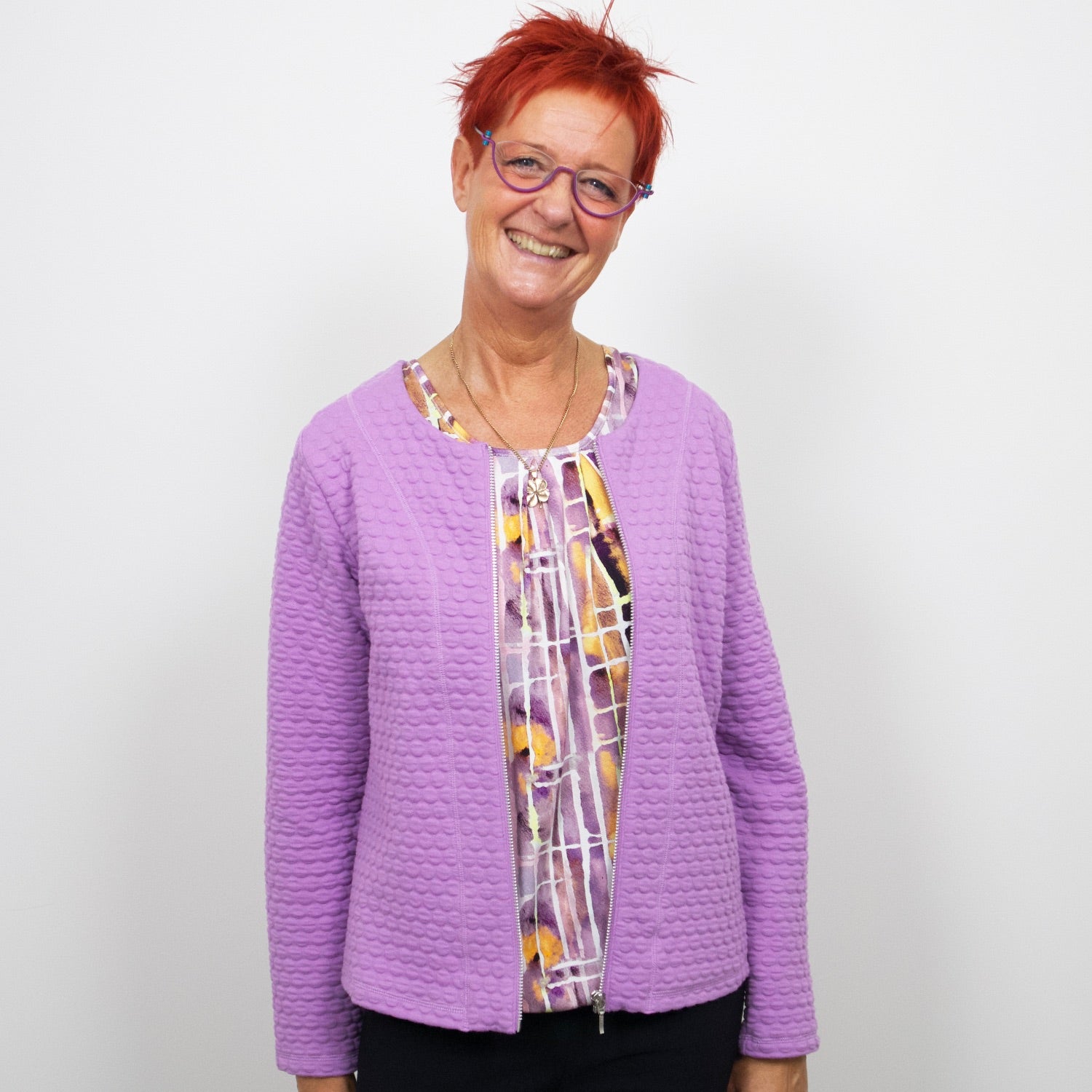 Tatina innejacka - Modell Mia i jacquard