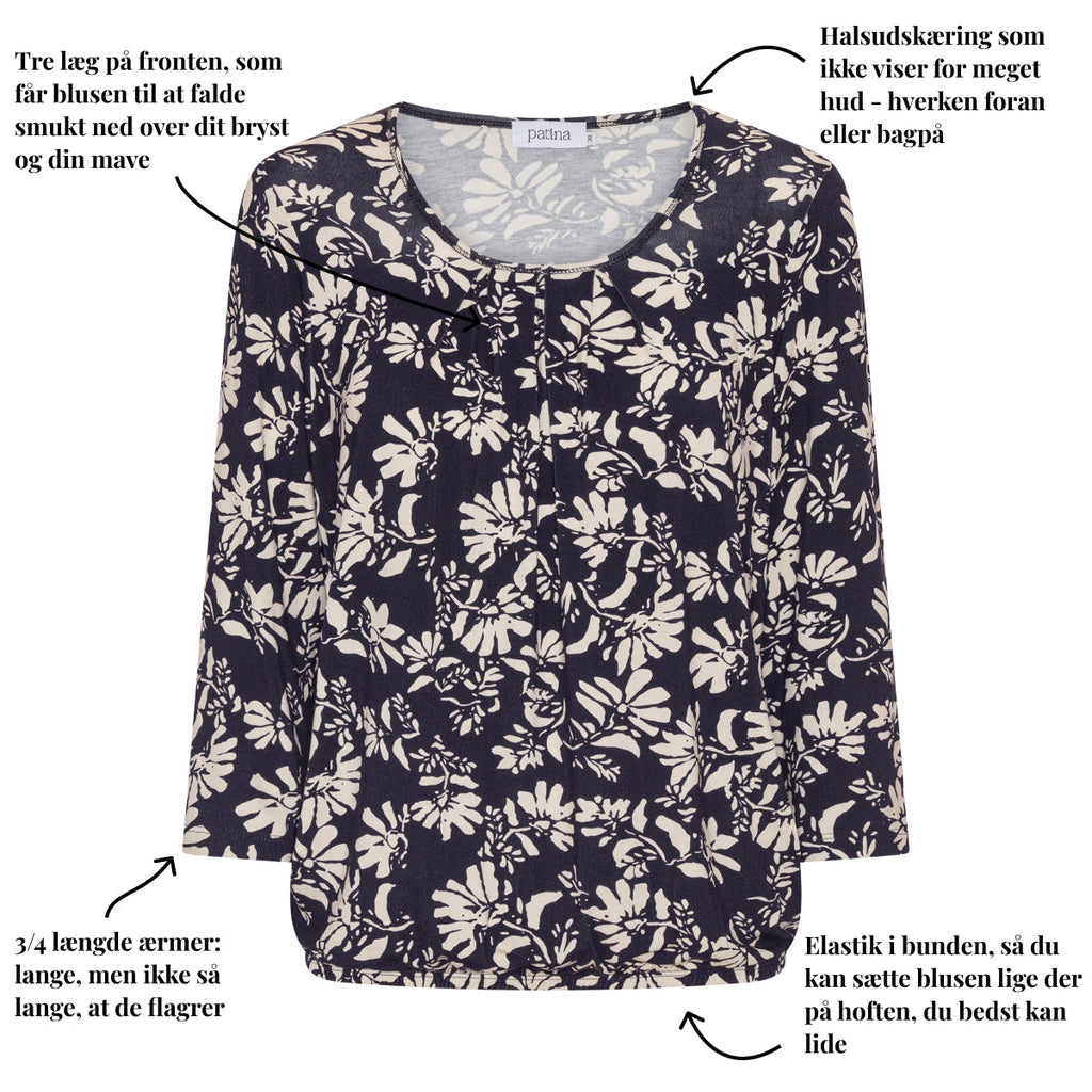 Tatina modell Sara - 3/4 ärm - Viskos