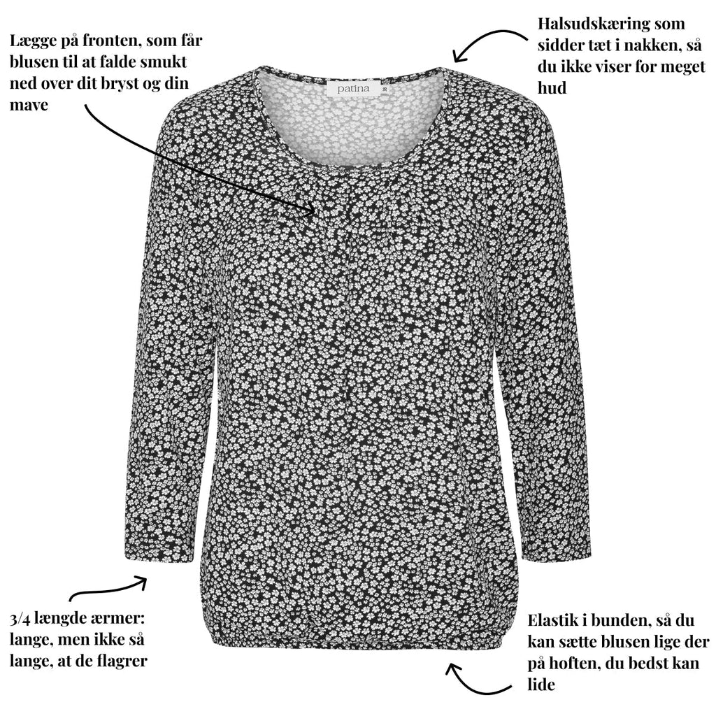 Tatina - modell Sara - 3/4 ärm - Viskos