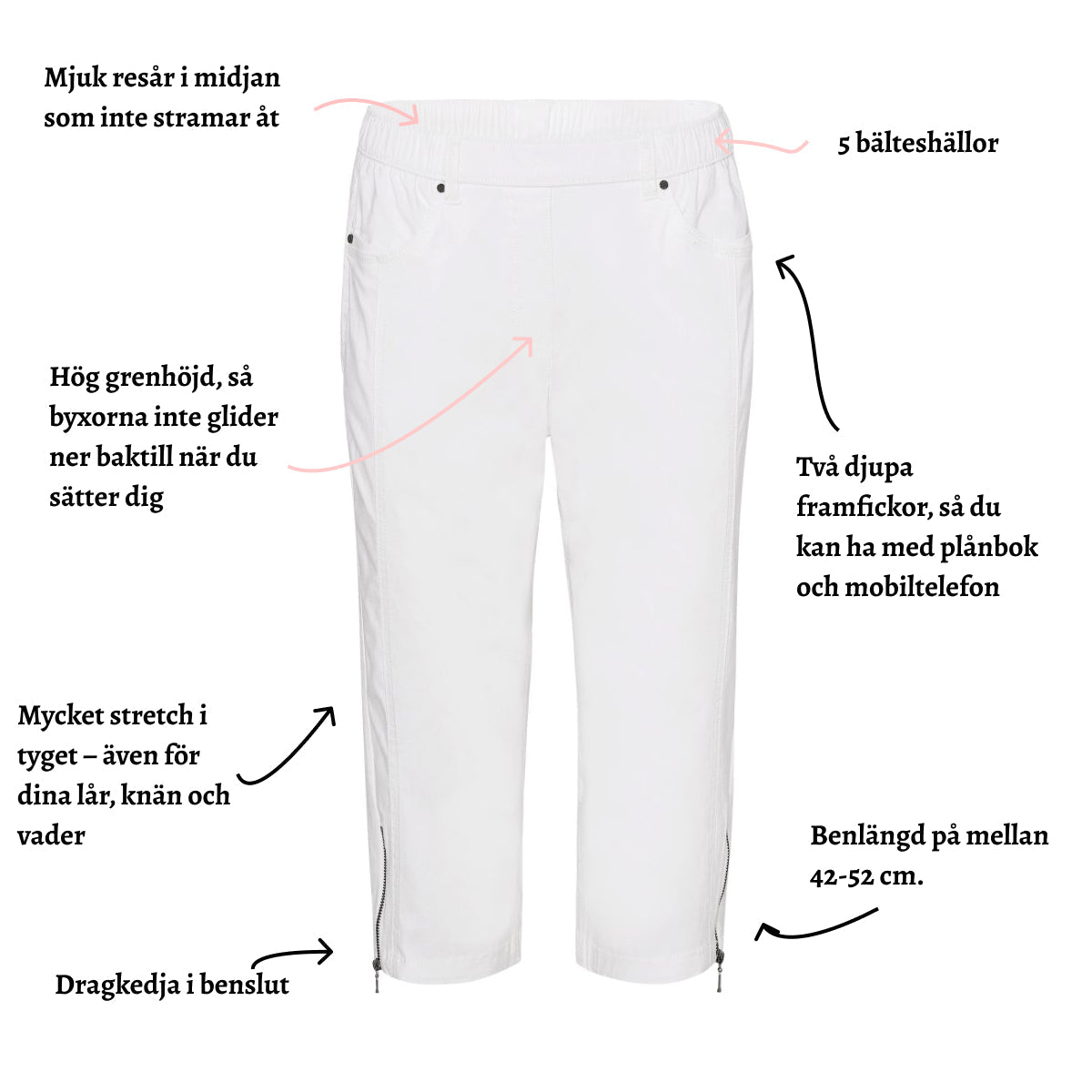 Brandtex capribyxa - 44-52 cm.