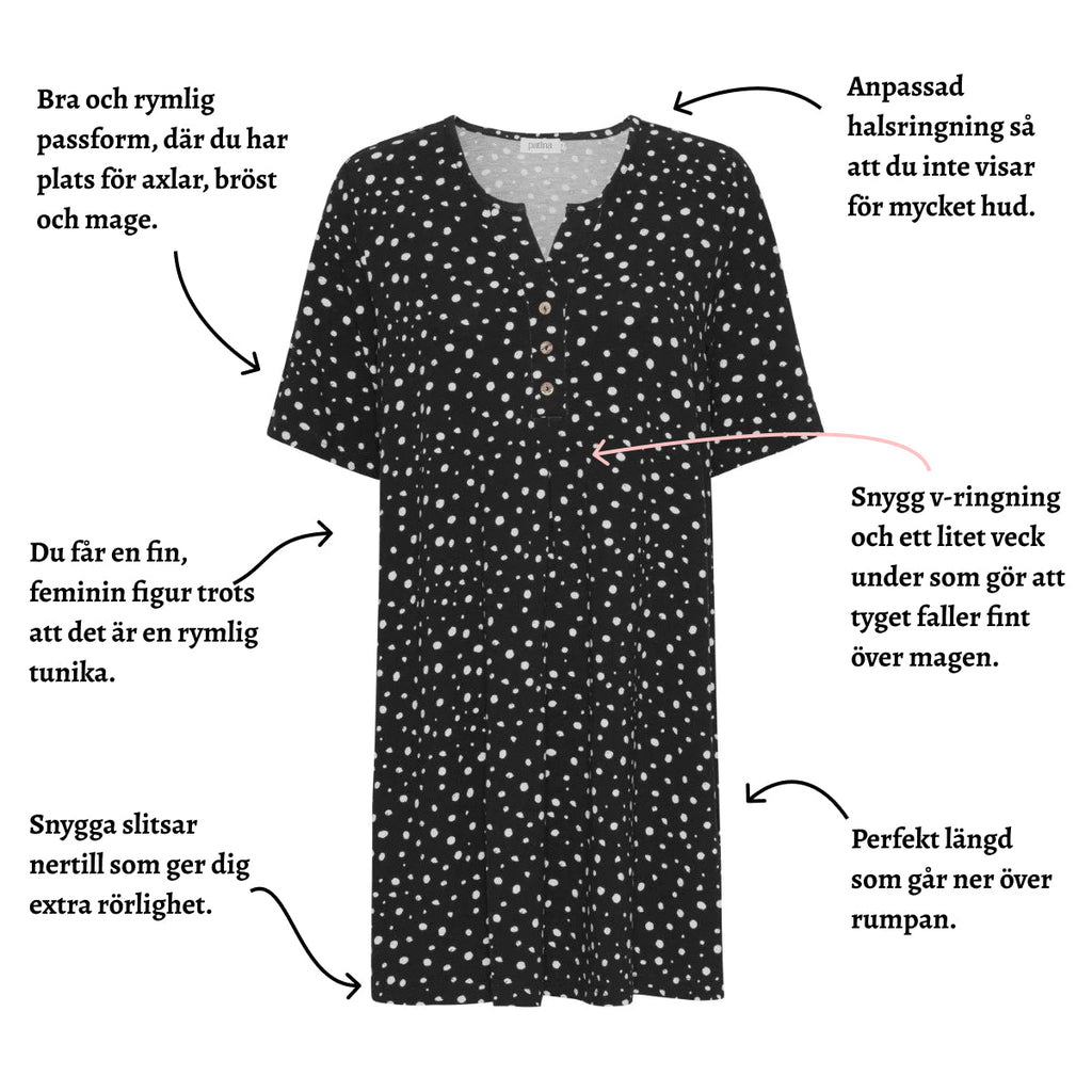 Tatina modell Ella tunika - Viskos