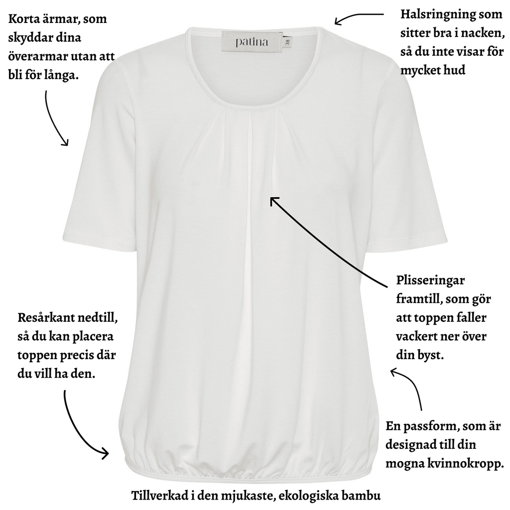 Tatina - modell Sara - kort ärm - ekologisk bambu