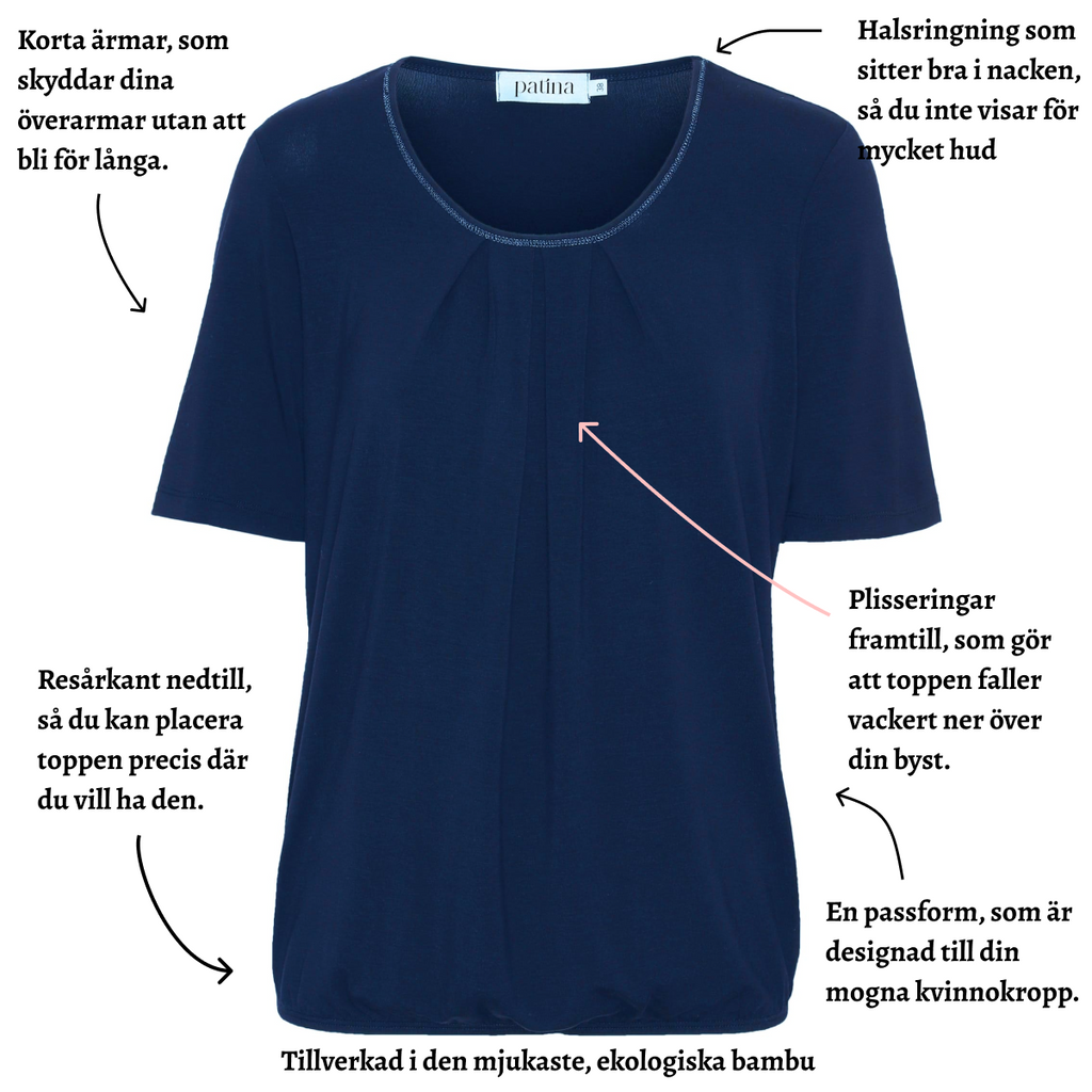 Tatina - modell Sara - kort ärm - ekologisk bambu