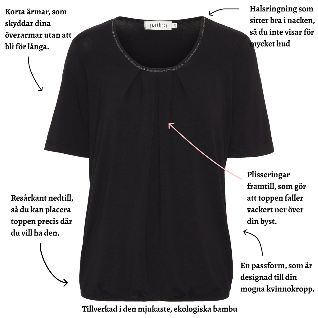 Tatina - modell Sara - kort ärm - ekologisk bambu