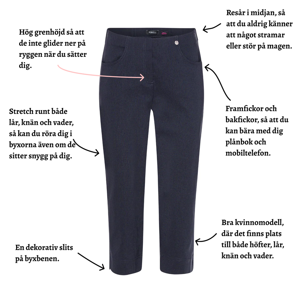 Robell modell Bella - capribyxor - 55 cm