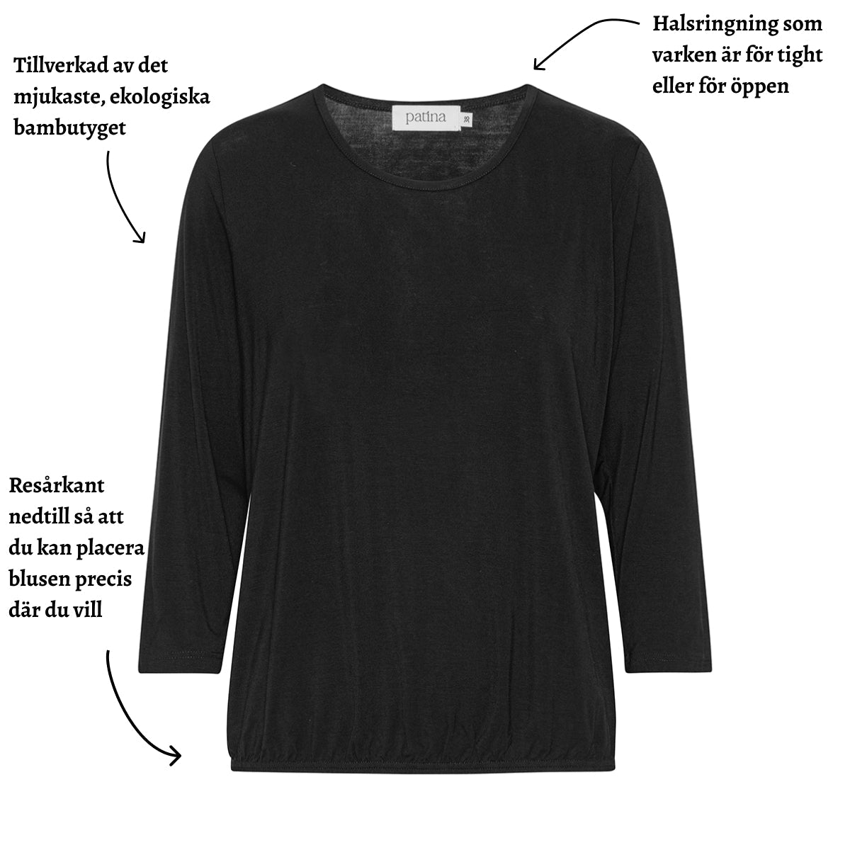 Tatina modell Ida - Mjuk loungeblus i bambu