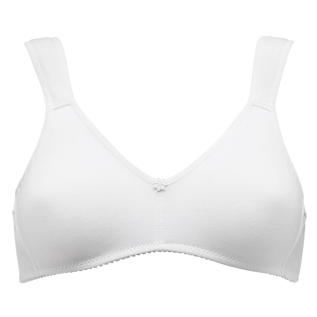 Naturana Sport BH: Breda, mjuka och justerbara axelband - Utan bygel - Str. 75B till 95C